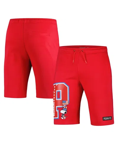 Freeze Max Men's  Red Peanuts Snoopy Patriotism Shorts
