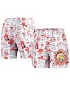 FREEZE MAX MEN'S FREEZE MAX WHITE THE SIMPSONS BART SCHOOL DOODLES SHORTS