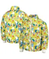 Freeze Max Men's  White The Simpsons Family Raglan Full-zip Puffer Jacket In White