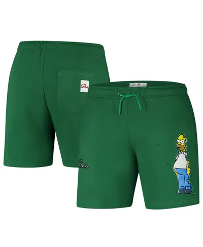 Freeze Max Men's Kelly Green The Simpsons Homer Hiding In The Bushes Shorts