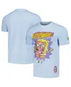 Freeze Max Men's Light Blue Spongebob Squarepants Absurd Grotesque T-shirt In Light Blue