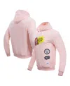 Freeze Max Men's Light Pink The Simpsons Krusty O's Pullover Hoodie In Light Pink