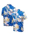 Freeze Max Men's Navy The Simpsons Peace Angels Button-up Shirt In Royal