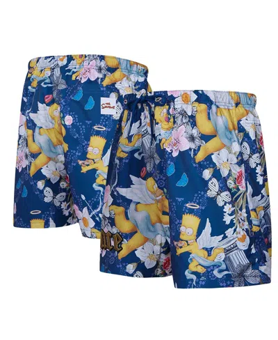 Freeze Max Men's Navy The Simpsons Peace Angels Woven Shorts