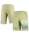 Freeze Max Men's Olive Rick And Morty Shorts In Olive