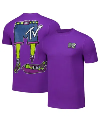 Freeze Max Men's Purple Mtv Zombie Regular Fit T-shirt