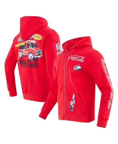 Freeze Max Men's Red Coca-cola Tacos Full-zip Hoodie Jacket