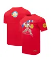 Freeze Max Men's Red Garfield Skywalkin' T-shirt In Red