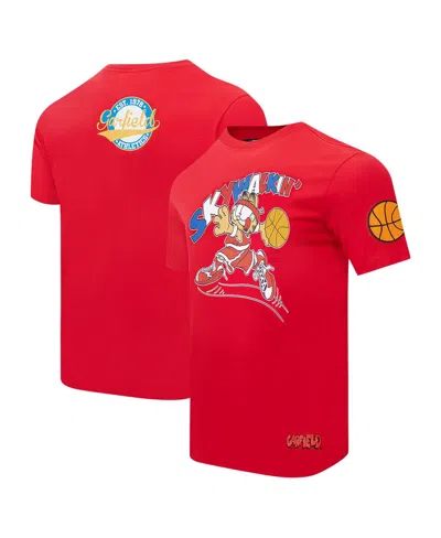 Freeze Max Men's Red Garfield Skywalkin' T-shirt
