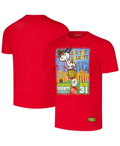 Freeze Max Men's Red Peanuts Circus T-shirt