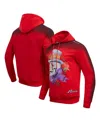 Freeze Max Men's Red Poison Love On The Rocks Pullover Hoodie In Red