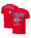 Freeze Max Men's Red Saved By The Bell Bayside High T-shirt In Orange
