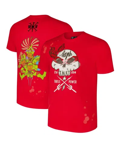 Freeze Max Men's Red Teenage Mutant Ninja Turtles Turtle Power T-shirt