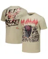 Freeze Max Men's Tan Def Leppard Let's Get Rocked T-shirt In Burgundy