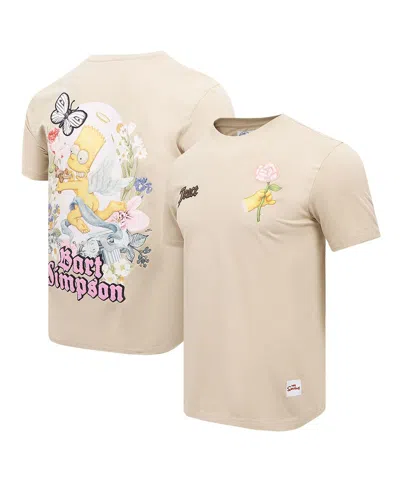 Freeze Max Men's Tan The Simpsons Bart Peace Angel T-shirt