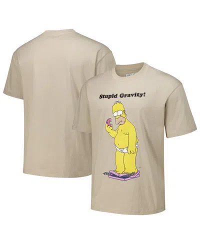 Freeze Max Men's Tan The Simpsons Sugar Daddy Loose Fit T-shirt
