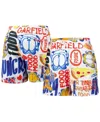 Freeze Max Men's White Garfield Foodie Shorts In Gray