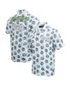 Freeze Max Men's White Rick And Morty 90's Rave Rickvival Showing Brain Button-up Shirt In White