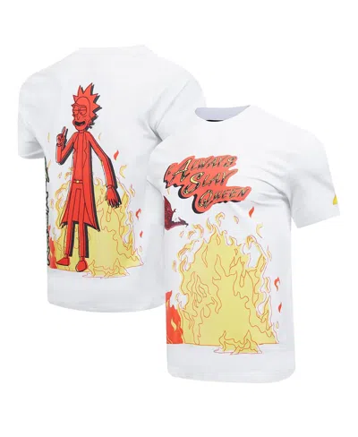 Freeze Max Men's White Rick And Morty Year Of The Dragon I Always Slay Queen T-shirt