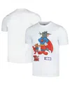 Freeze Max Men's White Tom And Jerry Superman T-shirt In White