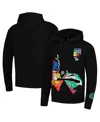 Freeze Max Unisex Black Looney Tunes Bad Ol' Putty Tat Pullover Hoodie In Black