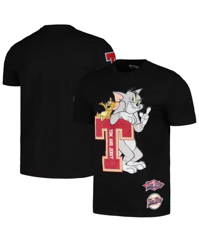 Freeze Max Unisex Black Tom And Jerry University T-shirt