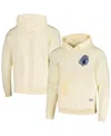 Freeze Max Unisex Cream Looney Tunes Taz Denim Patch Pullover Hoodie In Cream