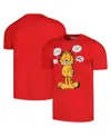 Freeze Max Unisex Red Garfield Ask Me If I Care T-shirt In Red