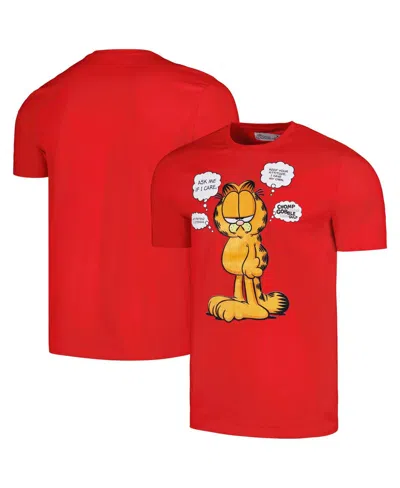 Freeze Max Unisex Red Garfield Ask Me If I Care T-shirt