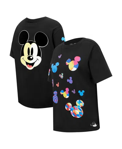 Freeze Max Women's Black Icons Expression Boyfriend T-shirt