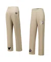 FREEZE MAX WOMEN'S TAN DISNEY MINNIE FLOWERS STRAIGHT LEG SWEATPANTS