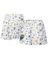 Freeze Max Women's White Star Wars Pop Art Club Shorts In White