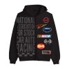 Freeze Nascar Little & Big Kid Boys Long Sleeve Fleece Hoodie In Black