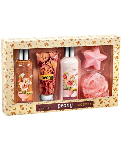 Freida & Joe Freida And Joe Peony Bath & Body Gift Set Box Collection In Multi