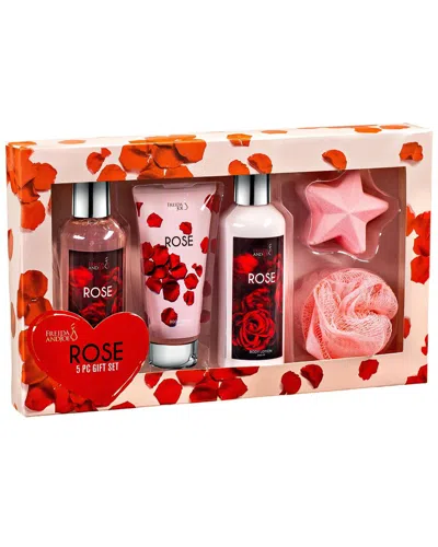 Freida & Joe Freida And Joe Rose Bath & Body Gift Set Box Collection In Pink