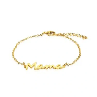 Freilka Gold Bracelet With Mama Letters