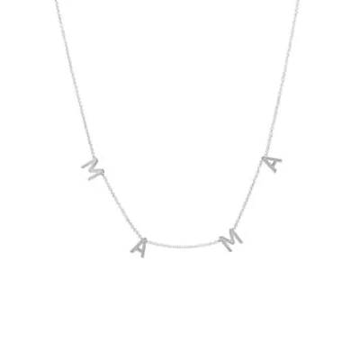 Freilka Mama Capital Necklace In White