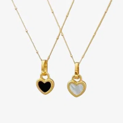 Freilka Reversible Amore Necklace In Gold