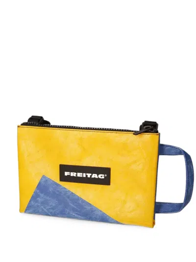 Freitag Eddie Logo-patch Crossbody Bag In Purple