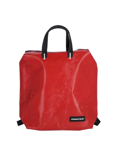 Freitag "f201" Backpack In Red