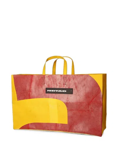 Freitag F260 Miami Wide 125568 Tote Bag In Brown