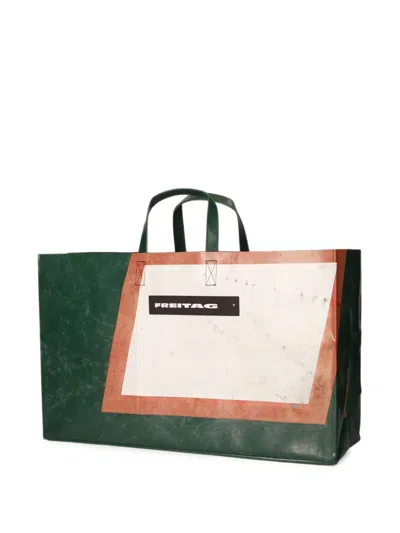 Freitag F260 Miami Wide Tote Bag In Green