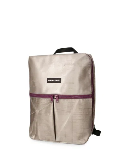Freitag F49 Fringe Backpack In Red