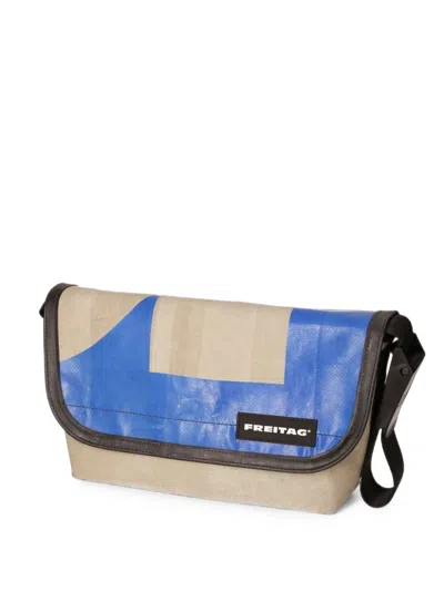 Freitag Hawaii Five-o Logo-patch Shoulder Bag In Blue
