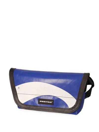 Freitag Jamie Logo-patch Belt Bag In Blue