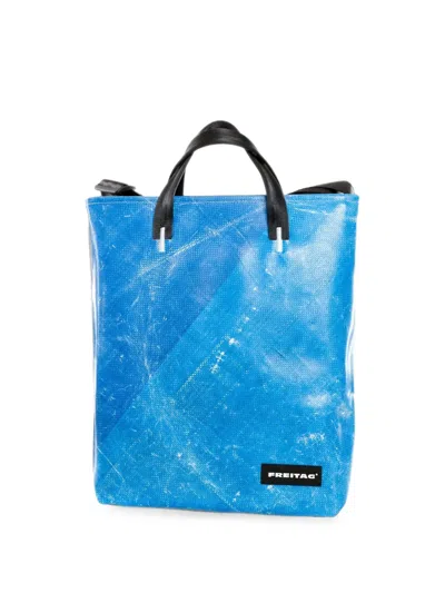 Freitag Leland Logo-patch Tote Bag In Brown