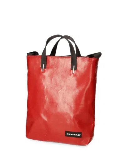 Freitag Leland Logo-patch Tote Bag In Purple