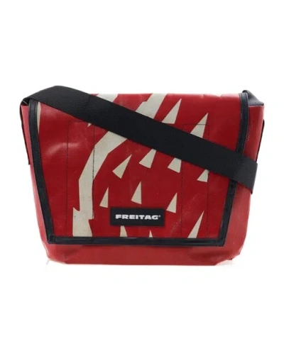 Freitag Logo Cross-body Bag In Red