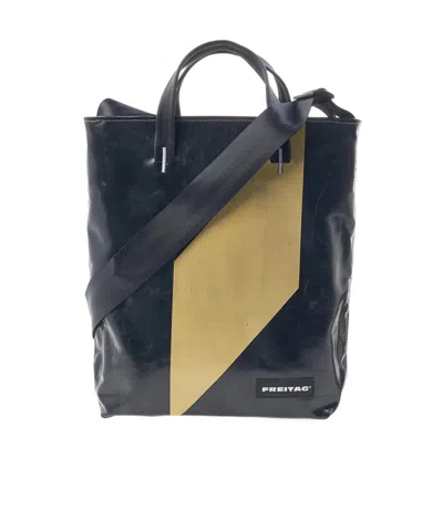Freitag Logo Shoulder Bag In Black