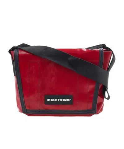 Freitag Logo Shoulder Bag In Red